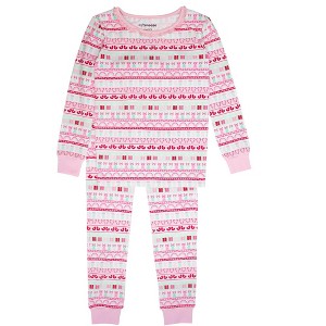 RuffleButts Modal Blend Big Girls Ruffle Long Sleeve Pajama Set - 1 of 2