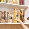70 oz glass food storage jars, 3-pack, large capacity kitchen storage jars with airtight bamboo lids. - 4 of 4