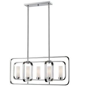 Z-Lite Aideen 5 - Light Island Pendant Light in  Chrome - 1 of 1