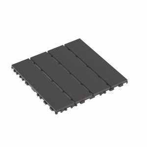 DSVIMOY 12" Patio Deck Tiles, 44pcs DIY Module Interlocking Decking Tiles, Floor Tile for Porch Poolside, Balcony, Grey, 12"*12"*0.8" - 1 of 4