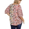 Women's Mixed Floral Print Top -plus - umgee - 3 of 4