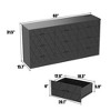 9 Drawer White Dresser for Bedroom with Power Outlet, 63'' Wooden Large Dresser with Wide Drawers, Modern Chest of Drawers for Closet - 2 of 4