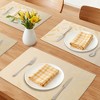 REGALWOVEN Farmhouse Placemats Set of 8 Woven Placemats for Dining Table Decor Indoor Washable Kitchen Table Mat - 2 of 4