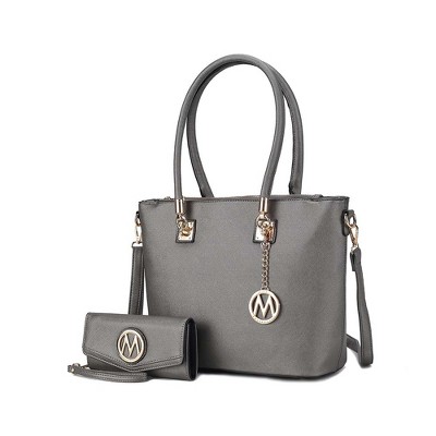 MKF Collection Vanessa Women's Fashion Tote & Wallet Set Handbag by Mia K