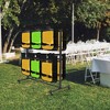 Folding Chair Storage, Heavy Duty Folding Chair Cart for 84 Chairs or 42 Chairs & 12 Tables ,with 360° Locking Wheels, Weatherproof Cover, Fixed Ropes - 3 of 4