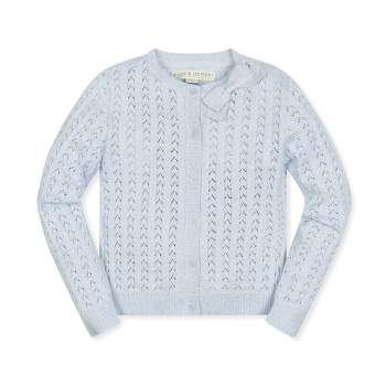 Pointelle knit buttoned sweater vest, Contemporaine