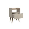 Bogart Mid Century Modern 1 Drawer Nightstand - Manhattan Comfort - 3 of 4