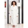 ADR Plush Striped Robe for Women, Long Fleece Plaid Winter Bath Robe, Plus Size - 2 of 4