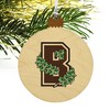 Brown University Secondary Logo Wood Christmas Tree Holiday Ornament - image 4 of 4