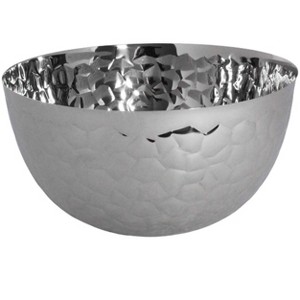 Sol Living Stainless Steel Salad Bowl Serve Pasta, Snacks, Fruit - 1 of 4