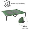 Pet Adobe Indoor/Outdoor Elevated Portable Pet Bed - 36" x 29.75", Green - image 3 of 4