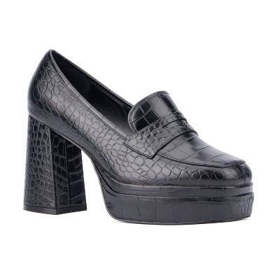 Fashion To Figure Women's Madelyn Platform Loafer - Wide Width