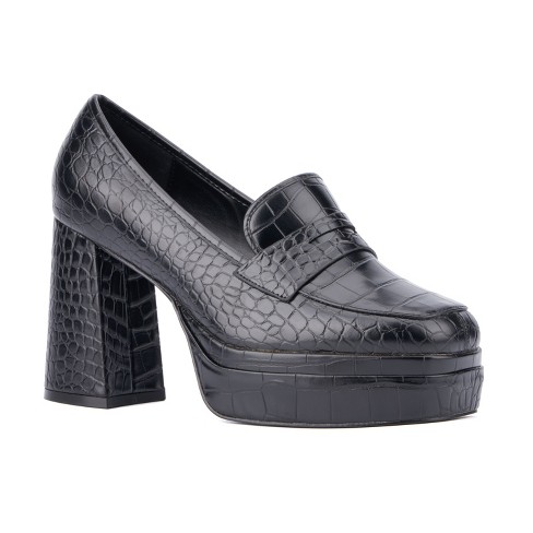 Fashion To Figure Women's Madelyn Platform Loafer - Wide Width - image 1 of 4