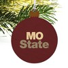 Missouri State University Primary Logo Wood Christmas Tree Holiday Ornament - 4 of 4