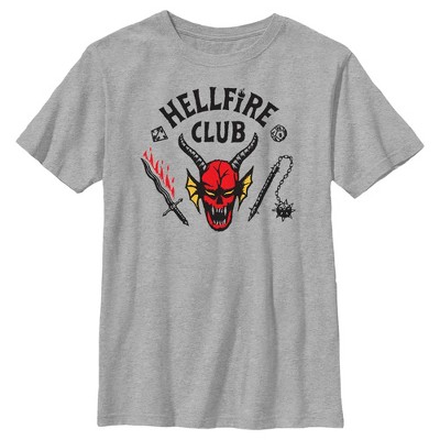 Boy's Stranger Things Welcome To The Hellfire Club T-shirt : Target