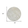 Ivory Beige And Tan Abstract Washable Indoor Outdoor Area Rug - 3 of 4