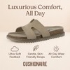 CUSHIONAIRE Wisdom Womens Sandals Cutout Strap Genuine Leather Slides – Slip On Cork Footbed Sandals for Women 2025 - 2 of 4