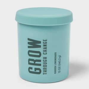 Grow Garden Lemongrass Jar Candle 12oz - Room Essentials™ - 1 of 3