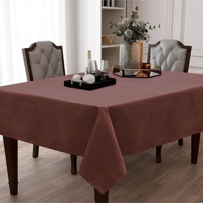 Kate Aurora Luxe Living Raised Chenille All Purpose Fabric Tablecloth