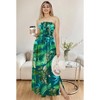 HAPPY BAY Women's Tube Dress Maxi Casual Dress Large-X-Large Regal Leaves - 2 of 4