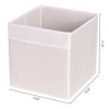 Unique Bargains Shelves Closet Fabric Storage Bin for Organizing Clothes Books 1 Pc - 4 of 4