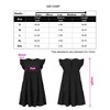 Clearlove Women's Ruffle Sleeve Mini Dress Summer Casual Crewneck Flowy A Line Short Babydoll Dress with Tiered - 4 of 4