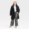 Girls' Long Faux Fur Jacket - art class™ - image 3 of 3