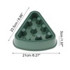 Unique Bargains Pizza Shaped Dog Bowls 1 Pc - 2 of 4