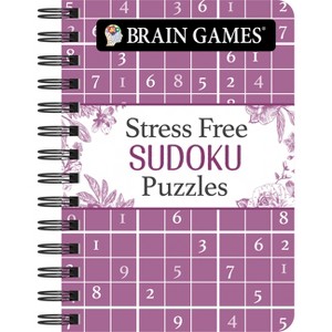 Brain Games - To Go - Stress Free: Sudoku Puzzles (Purple) - by  Publications International Ltd & Brain Games (Spiral Bound) - 1 of 1