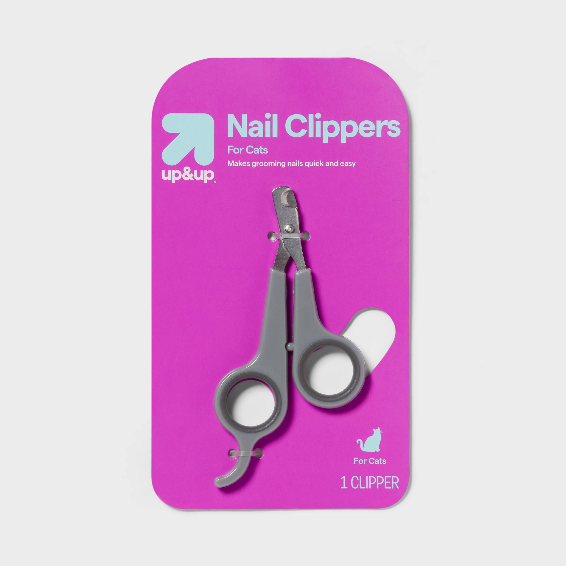 Cat Nail Clippers Grooming Tool - up&up™: Ergonomic Handle, Non-Slip Handle, All Ages
