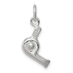 Black Bow Jewelry Sterling Silver 3D Blow Dryer Charm - 1 of 4