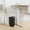 Umbra Skinny Sleek & Stylish Bathroom Trash, Small Garbage Can Wastebasket, 2 Gallon Capacity, Black - image 4 of 4