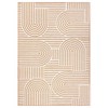 Modern Geometric Stripe Area Rugs Soft Washable Low Pile Non Shedding Rugs for Living Room Bedroom - 3 of 4