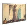 Kate & Laurel All Things Decor (Set of 3) Sylvie House on Beach Surfboards and Surfers Framed Canvas WallArts by Saint and Sailor Studios - 2 of 4
