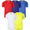 Galaxy By Harvic Men's Short Sleeve Moisture-Wicking Quick Dry Performance Crew Neck Tee- 5 Pack - 2 of 2