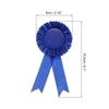 Unique Bargains Blank Rose Knot Award Ribbon for DIY Party Wedding Competition 12 Pcs - 2 of 4