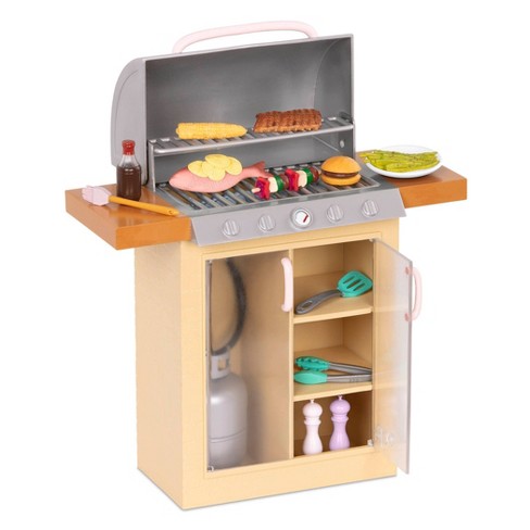 Our Generation BBQ Playset with Play Food for 18" Dolls - Backyard Grill - image 1 of 4