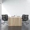 Tangkula Set of 6 Conference Chairs Mesh Reception Office Guest Chairs w/Lumbar Support - 4 of 4
