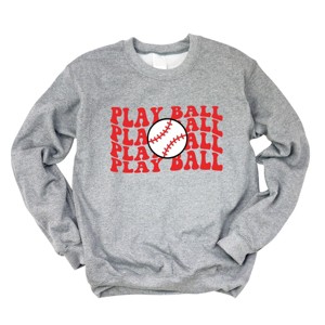 Simply Sage Market Play Ball Stacked Sweatshirt - 1 of 4