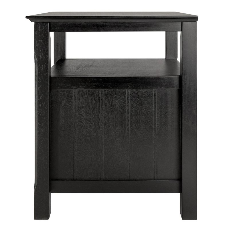 Timber Nightstand Black - Winsome, 6 of 9