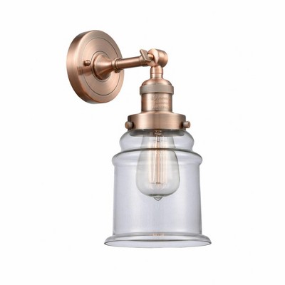 Canton - 1 Light Wall Sconce In Industrial Style-11 Inches Tall and 6.5 Inches Wide