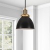 Hampton & Thyme 8" Wide Pendant with Metal Shade - image 4 of 4