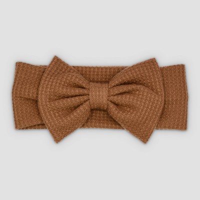Image of Carter's Just One You® Baby Girls' Headwrap Bow - Brown
