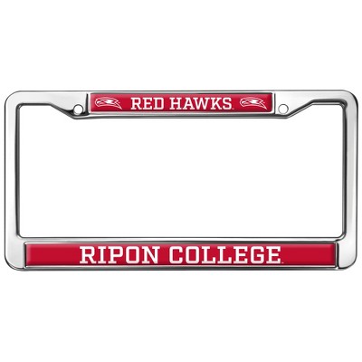 Ripon College Mascot Full Size Standard License Plate Metal Frame