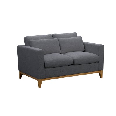 Viola Fabric Loveseat Gray - Abbyson Living