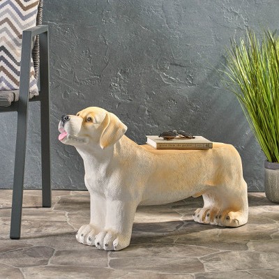 Dracelo DOG BENCH, Outdoor Bench, No Assembly Required