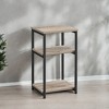 Tall Nightstand, Small End Table, Side Table for Bedroom, Living Room, Office, Bathroom - 2 of 4