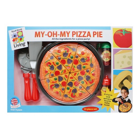 Small Foot Cuttable Pizza Wooden Playset : Target