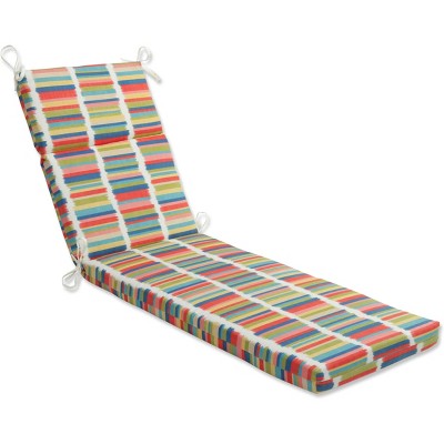 Outdoor/indoor Squared Corners Chair Cushion Solar Stripe - Pillow Perfect  : Target