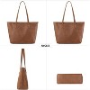 Tote Bags Vegan Leather Handbags for Women Top Handle Ladies Shoulder Bags - 4 of 4